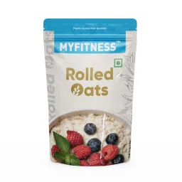 MYFITNESS Rolled Oats, 1Kg | Rich in Protein and Fibre | 100% Natural Grain | Healthy Snack | Nutritious Breakfast | Easy to Cook | No Added Sugar | Zero Trans Fat | Cholesterol Free-image-20