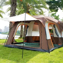 krishyam ® 5-9 Person Dome Camping Tent for Adults Waterproof Largest Camping Family Tent - For Travelling, Trekking, Picnic, Camping & Hiking image 5