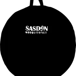 sasdan Verticle Zip Mosquito Net - L,B,H (6.10 x 6.10 x 4.6 ft) with High-Quality Zip Polyester Washable Adults Mosquito Net image 4