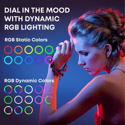 Tygot 14 Inch RGB LED Ring Light with 7 Feet Tripod for Phone & Camera Ring Flash image 4