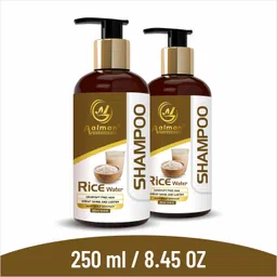 aalman alph Rice Water Shampoo for Long & rowing Hair | Nourishes Hair for Soft & Shiny Hair image 1
