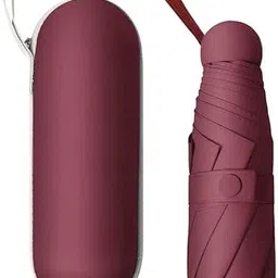 alexvyan Mini Pocket Umbrella with Case (Manual Open) 6 Frame Use in Rain & Summer Umbrella-picture-23