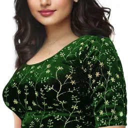 pu fashion Round Neck Women Blouse-picture-25