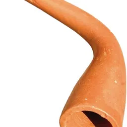 keshu handicraft Shooter Pipe 12 Cm Chillum Hukka Earthenware Outside Fitting Hookah Mouth Tip image 3