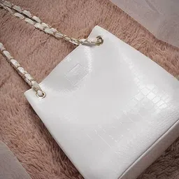 clovia fashion Women White Shoulder Bag image 3