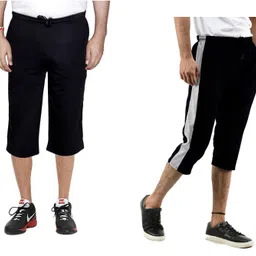 kavya Solid Men Three Fourths-picture-28