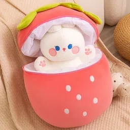 macros Hidden Fruit Bunny Plush Soft Toy, Zipper Stuffed Animal for Kids/Birthday Gift - 32 cm-picture-32