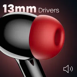 leaf Buds X214 True Wireless, AI SOUND App, 40H Playtime, 13m Driver, IPX5, BT v5.4 Bluetooth Gaming Headset image 4