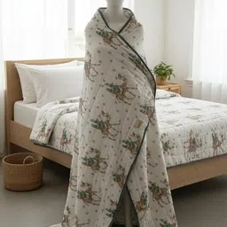 dev bhoomi chitrakala producer Animal Double Quilt for Heavy Winter image 4