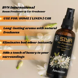 bvn international Jasmine, Hard Fragrance, long lasting fragrance, room freshener Spray image 4