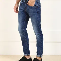 flying machine Men Slim Mid Rise Blue Jeans image 2