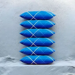 jbm brother kuihome Polyester Fibre Sleeping Pillow Pack of 6 Abstract image 1