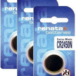 Renata 2450N Cr 2450 3V Swiss Made LithiumCoin Cell (Silver) BlisterBattery-image-79