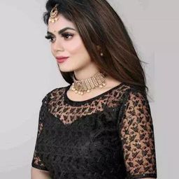 krishna V-Neck Women Blouse-picture-1