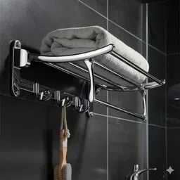 adonz NWM_Towel_Holder_1617 Silver Towel Holder-picture-29