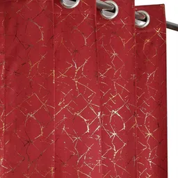 waco creation 274 cm (9 ft) Long Door Polyester Room Darkening Curtain (Pack Of 2) image 2