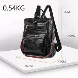 spinsell Medium 24 L Backpack Shoulder Backpack Purse for Women and Girls Travel Vintage image 4