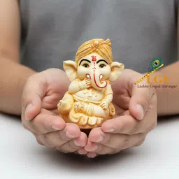 lgs (laddu gopal shringar) Decorative Showpiece - 15 cm image 4