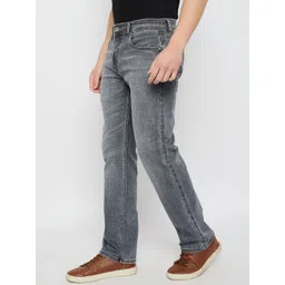 duke Men Regular Mid Rise Grey Jeans image 2