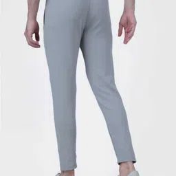 alamtshirt Men Solid Grey Track Pants image 2