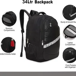 firehorse Large 34 L Laptop Backpack Glock image 2