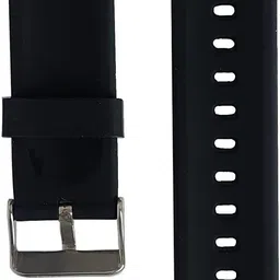 SAFESEED Watch Strap compatible with BOAT STORM NOISE COLORFIT PRO 2 Black 19 mm Silicone Watch Strap-image-47