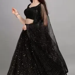 krimaa Embellished Semi Stitched Lehenga Choli image 2