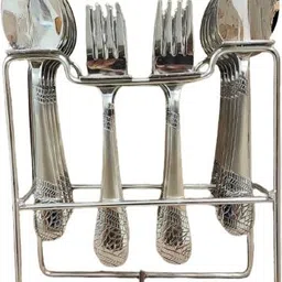ssp 24pcs Cutlery Set with Stand, 304 Grade Stainless Steel Cutlery Set-picture-37