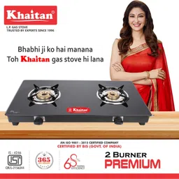 2 Burner Premium Black Glass Manual Gas Stove-image-47