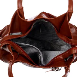 house of common Women Brown Shoulder Bag image 3