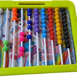 jnil 2 in 1 Educational Classic Slate With Duster Scribble Count & Learn With Fun image 4