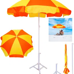 bluebuds 36in/6ft Outdoor Garden Big Size Umbrella With Stand For Hotel,Restaurants Umbrella-picture-19
