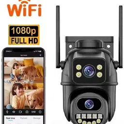 Okxmz Smart CCTV HD WiFi Camera Night Vision 360° Live View Alarm TwoWay Audio Security Camera-picture-23