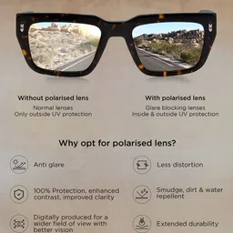 Shisen Fox KITSUNE MATTE BLACK + POLARIZED Unisex Sunglass 46 image 2