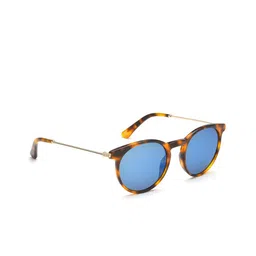 Police Men Blue Lens & Brown Round Sunglasses with Polarised Lens SPL571K501GZBSG-picture-16