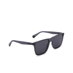 Polaroid Men Grey Lens & Black Square Sunglasses with UV Protected Lens 203967-50-picture-13