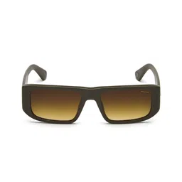 Police Men Rectangle Sunglasses with UV Protected Lens SPLL13K5573MSG image 4