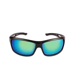 NuVew Unisex Sports Sunglasses With UV Protected Lens ES_15431-26-NW-729-fBLYL-BLK-SP image 4