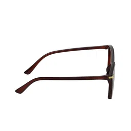 GARTH Unisex Brown Lens & Brown Square Sunglasses with UV Protected Lens BIKE_BROWN_GRT image 3