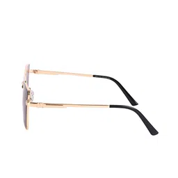 AISLIN Men Square Sunglasses with UV Protected Lens ES_12851-91-AS-80673-BLK-GLD-WFSQ image 5