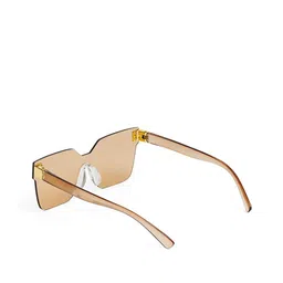 JOKER & WITCH Unisex Brown Tinted Oversized Sunglasses JWSG136 image 3