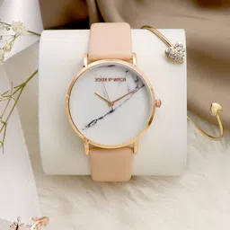 JOKER & WITCH Women White & Gold-Toned Halle Watch Bracelet Stack Gift Set-picture-24