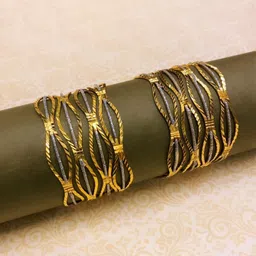 ATIBELLE Set Of 8 Gold-Plated Bangles-picture-12
