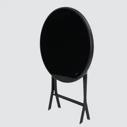 royaloak Eden Metal End Table In Black Colour image 5