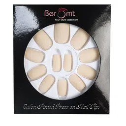 BEROMT 12 Pcs Long-Lasting Premium Matte Salon Finish Press On Nails - Shade 560-picture-11