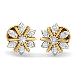 KUBERBOX Sukanya 18KT Gold Diamond-Studded Earrings-1.52gm-picture-39