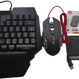 Extreme Gaming Keyboard Mouse Convertor For Smartphone 4in1 Mobile Game Combo Set Bluetooth Tenkeyless Gaming Keyboard Compatible with Desktop, Laptop, Mac image 2