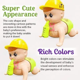 mickmart Crawling Baby Toy with Bottle | Musical Light-Up Toy for Toddlers image 3