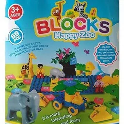 basha mall Happy Jungle Blocks Zoo Blocks Animal image 2