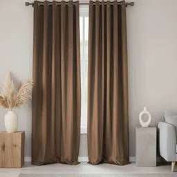 ubh 163 cm (5 ft) Window Polyester Semi Transparent Curtain (Pack Of 2)-picture-29
